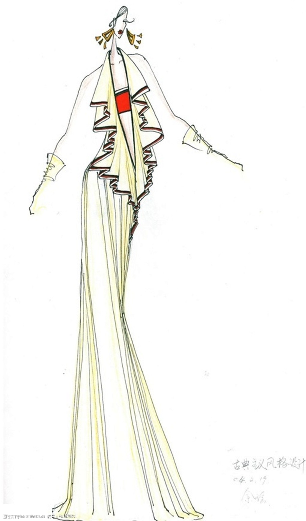 手绘服装设计 赋予服装与服饰生命力的艺术创作